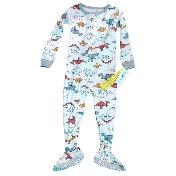 Carter's NWT size 3t zip up‎ sleeper with slip resistant feet - Picture 1 of 3